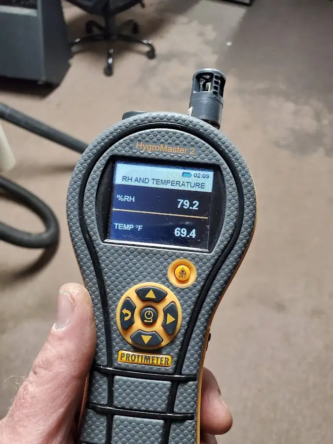 Moisture meter humidity assessment for Mold Remediation & Removal in North Bergen
